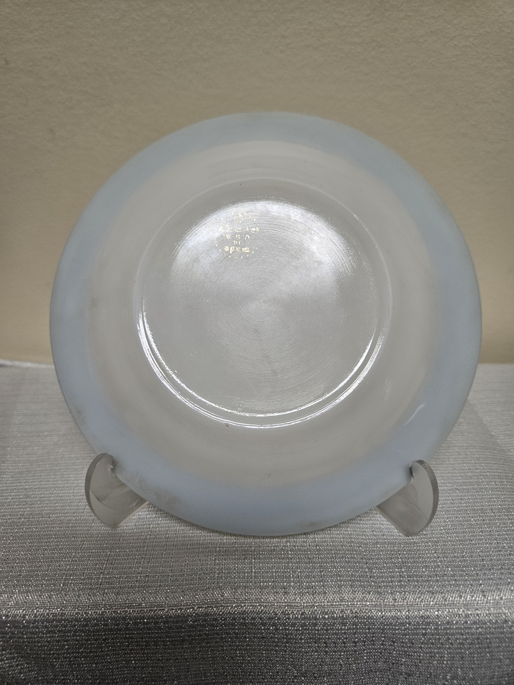 Pyrex Saucer Turquoise Rim - Picture 3 of 9